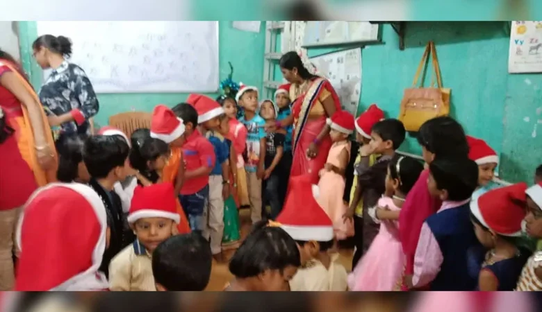 Christmas Celebration at a School in Airoli